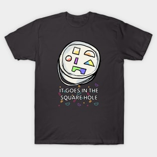 square hole tshirt T-Shirt